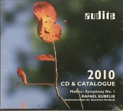 【中古CD】Mahler: Symphony No. 1 /Audite / /K1304-250714K-9738 /4022143100221
