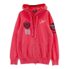 サイズ：1 PEARLY GATES パーリーゲイツ  ニットジップパーカー カシミヤ  レッド系 [240101517925] ゴルフウェア レディース ストスト