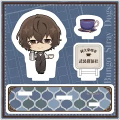 【中古】アクリルスタンド・アクリルパネル 太宰治 ミニアクリルジオラマ 純文豪喫茶ver. 「文豪ストレイドッグス」