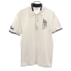 LACOSTE ラコステ 半袖 ポロシャツ REGULAR FIT ホワイト メンズ 古着