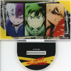 【中古】アクリルスタンド・アクリルパネル A.轟焦凍＆緑谷出久＆爆豪勝己 アクリルスタンド 6期場面写真Ver. 「僕のヒーローアカデミア」