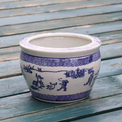 シノワズリビンテージ粉彩 漢詩花鳥紋飾り大壷大花瓶大甕オリジナル蓋付き