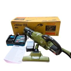 【中古】 Makita マキタ CL003GRDO 充電式掃除機 オリーブ 40Vmax スティック ハンディ サイクロン A2402367
