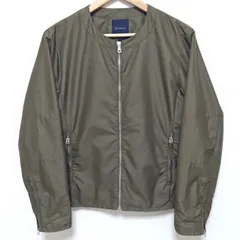 人気のミリタリーテイスト◎【RAGEBLUE】レイジブルー ジャケット ブルゾン アウター ジップアップ ノーカラー スタンドカラー ジャンバー コート 長袖 ブラウン カーキ タウンユース こなれ感 カジュアル レディース  サイズM /M22587ja