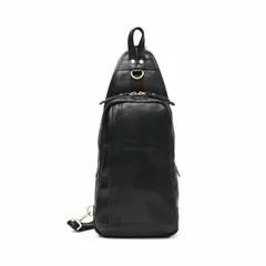 ダブルス ボディバッグ DOUBLES バッグ ショルダーバッグ ワンショルダーバッグ YIX スリングバッグ 本革 メンズ レディース YIX-1401 ブラック