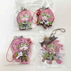 【4点セット】鬼滅の刃 甘露寺蜜璃 ご当地 アクリル チャーム 全集中展 新潟限定 パール カプセルラバーストラップ