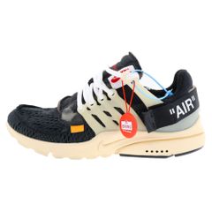 NIKE (ナイキ) ×OFF-WHITE オフホワイト THE 10 AIR PRESTO ザテン エアプレスト ローカットスニーカーシューズ ブラック US7/25cm AA3830-001