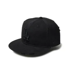 ニューエラ 59FIFTY Damaged Series ロサンゼルス・ドジャース キャップ 25SS ブラック 14388856 帽子 5950