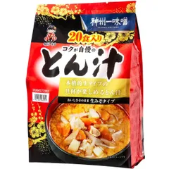 【コストコ】神州一味噌とん汁２０食