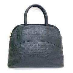 ◆courreges◆クレージュハンドバッグ 黒 ブラック