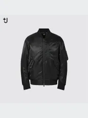 ユニクロ +J ジルサンダー コラボ MA-1 ブラック 3XL ユニクロ「＋J」第2章の終幕を飾る21年秋冬にネット民注目