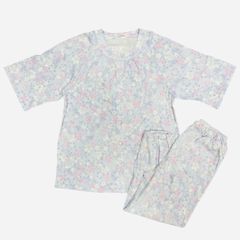 【✨大特価✨定価 5,980円】 ME-A-389  宇野千代　パジャマ　部屋着　寝巻き　七分丈　着心地　快眠　新品未使用　節約　簡単　手軽　実用性　気品　格式　高品質　おしゃれ　昭和　レトロ　和モダン　和物　ギフト　誕生日　プレゼント　レディース