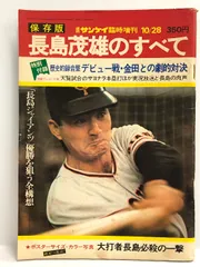 ホームラン　非売品Canon 野球ポスターNAGASHINA 3 長嶋茂雄 長嶋茂雄ポスターの値段と価格推移は？｜106件の売買データから