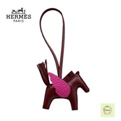 HERMES 馬のチャーム ピンク　ペガサス 未使用新品】HERMES エルメス《ペガサス》MMサイズ バッグ
