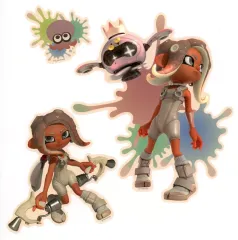 【中古】シール・ステッカー 集合 ダイカットステッカー(3種) 「スプラトゥーン3 エキスパンション・パス サイド・オーダー」 マイニンテンドーストアプラチナポイント交換品