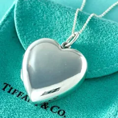 ティファニー 希少 ハート ロケット ネックレス シルバー 925 SX15fe