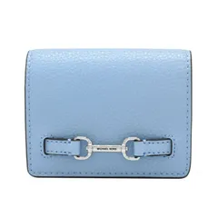 マイケルコース 二つ折り財布(札入れなし) MICHAEL KORS CARSON スモール ウォレット 35S5S2ZD5L LT SKY アウトレット レディース