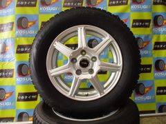 15インチ　中古スタッドレスセット　195/65R15　VRX2　6-15　5H100　+45　トップラン【M192・大和店】