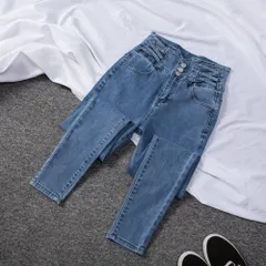 ☆ ブルー ☆ 27M ☆ デニム ハイウエスト クロスループ ストレッチ スキニーパンツ デニム ハイウエスト レディース スキニーデニムパンツ スキニーパンツ デニムパンツ デニレギ レギンス レギンスパンツ スキニー パンツ ズボン ロングパンツ