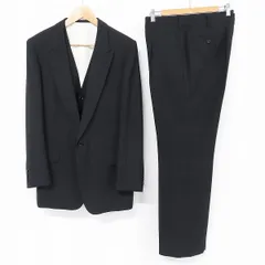 #anc エイコクヤ 英国屋 シングルスーツ 黒 スリーピース S1B フォーマル 礼服 メンズ [937821]