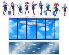 【中古】アクリルスタンド・アクリルパネル 集合 ジオラマアクリルスタンド 「バーチャルYouTuber ホロライブ hololiveCITY hololive AIRLINE」 ツアー参加特典