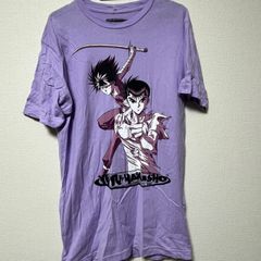 幽☆遊☆白書 アニメTシャツ 紫 Mサイズ