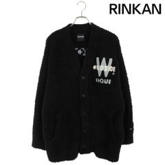 ジェラートピケ  PUNT245194 胸ロゴ刺繍ニットカーディガン メンズ M-L
