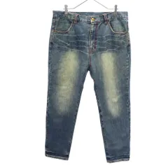 タグ付未使用LEFLAH⭐︎XLレフラー ストレッチサルエルパンツ 立体裁断デニム タグ付未使用LEFLAH⭐︎XLレフラー ストレッチサルエルパンツ