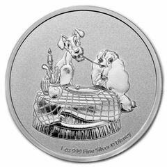 APMEX購入品 2022 ディズニー わんわん物語 純銀1oz - メルカリ