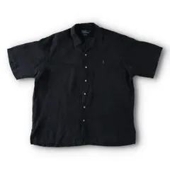 2025年最新】ralph lauren オープンカラーシャツ ブラックの人気  