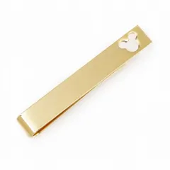 Disney ディスニー ミッキーマウスシルエットカットゴールドネクタイピン ギフト・プレゼントにもおすすめ