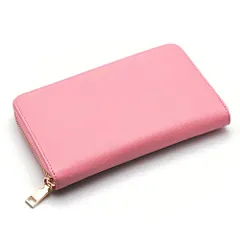 【数量限定】メンズ パスポート カード入れ 通帳入れ カードケース レディース 大容量 スキミング防止 ジャバラ (ローズピンク) 母子手帳ケース ポーチ【ローズピンク】 磁気防止 通帳ケース [KNUTe]