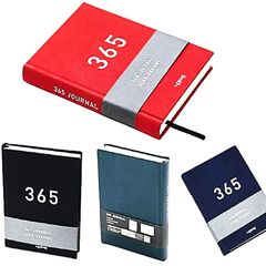 新品 ３６５日 毎日書ける ジャーナル ダイアリー A5サイズ 日記帳 ノート dilib (濃紺)