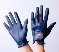 乗馬・馬術グローブ　『カラパス　スーパーグリップ』ネイビー