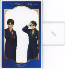 【中古】キャラカード エレン・イェーガー＆リヴァイ・アッカーマン(ガウン) 「進撃の巨人 アクリルカード ルームウェアver./01」