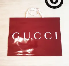 本物のデパート GUCCI(グッチ) 大型 ショッピングバッグ ショップ袋 ペーパーバッグ バッグ