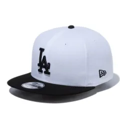 ニューエラ 9FIFTY ロサンゼルス・ドジャース ホワイト ブラック ブラックバイザー 1個 New Era 950 LOSDOD WHT BLK BLK 25J 1pc