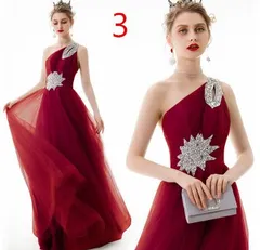 🌟予約販売🌟　レッド❌ワンショルダードレス👗③