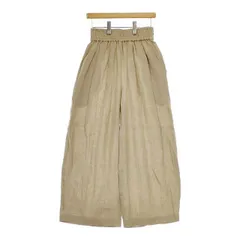 JOURNAL STANDARD L'essage リネンキャンバスワイドイージーパンツ 定価18700円 パンツ 24SS ベージュ レディース ジャーナルスタンダードレサージュ【中古】5-0224M∞