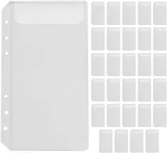 nijimomo A6サイズ 6穴 30枚 縦型 横型 選べるタイプ 防水 バインダーポケット