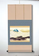 模写　掛軸　横山大観　朝島鶴　共箱有　骨董 模写 掛軸 横山大観 朝島鶴 共箱有 骨董 模写 掛軸 横山大観 朝島鶴 共