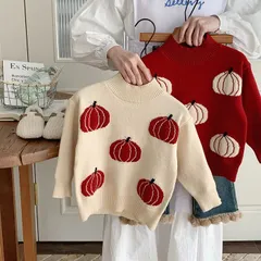 子供服 ニット 女の子 キッズ セーター トップス ニットセーター 長袖 ガールズ 女児 モックネック タートルネック ゆったり おしゃれ かわいい キッズ服 普段着 お出かけ 防寒 通園 通学 発表会 卒園式 入園式 ギフト hzhq11のサムネイル