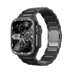 アップルウォッチバンド（Apple Watchバンド）クラシックマグネットチタンバンド【ブラック】38mm/40mm/41mm/42mm/44mm/45mm/46mm/49mm対応 [BELTIES]