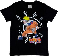 NARUTO 나루토/구미 키즈 T셔츠 블랙
