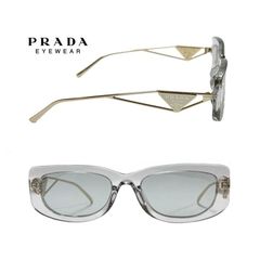 ♡未使用♡ PRADA プラダ SPR57Y サングラス 三角ロゴ ゴールド - メルカリ