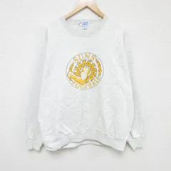 XL/古着 ジャージーズ 長袖 スウェット メンズ 90s SUNS FOOTBALL クルーネック 薄グレー 霜降り 24oct29 中古 スエット トレーナー トップ