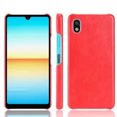 Xperia Ace III ケース SO-53C SOG08 エクスペリアace3 エース3  レザー ハード ケース 【Color】 レッド