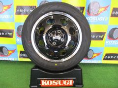モッシュ　マキネ　4.5J-14　4H100　+45　ブルーアース　RV-03CK　155/65R14　スペーシア　N-BOXなど　中古セット　4本【Y58　大和店】