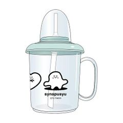 【新品・3営業日で発送】OSK 【シナぷしゅ】 手付ストローカップ 日本製 (136962)