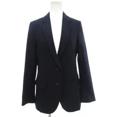 ユニクロ UNIQLO 美品 22SS 感動ジャケット スッキリフィット 背抜き シングル XS 紺 ネイビー 春夏 /AE